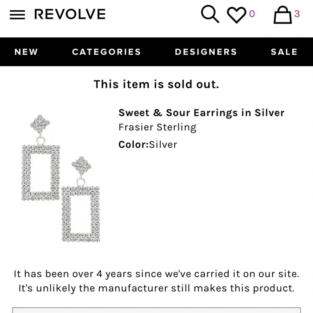 NWT Frasier Sterling Sweet and Sour cubic zirconia silver accent dangly earrings - Picture 5 of 10